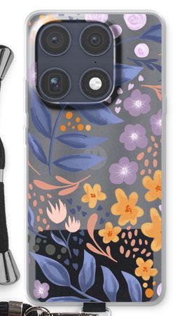 Flowers with blue leaves