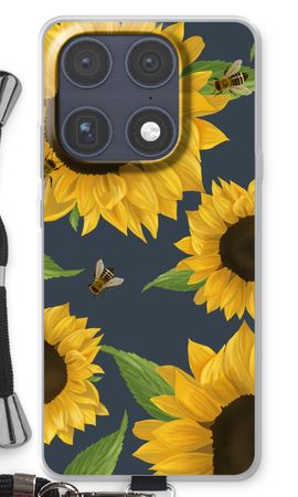Sunflower and bees