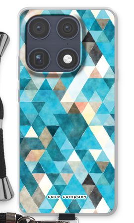 Coloured triangles blue