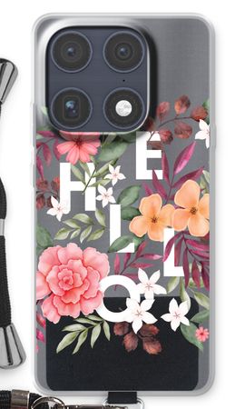 Hello in flowers