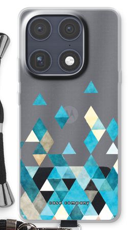 Coloured triangles blue