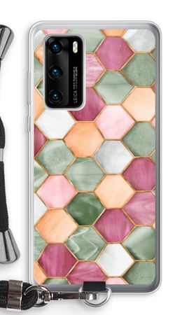 Hexagons in stained glass