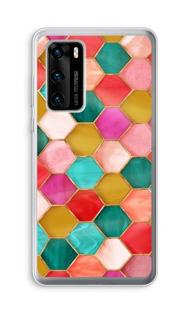 Hexagons in stained glass