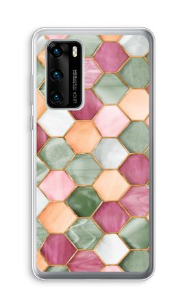 Hexagons in stained glass