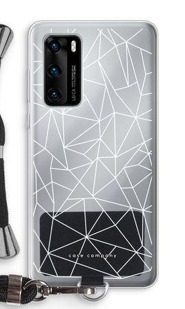 Geometric lines white