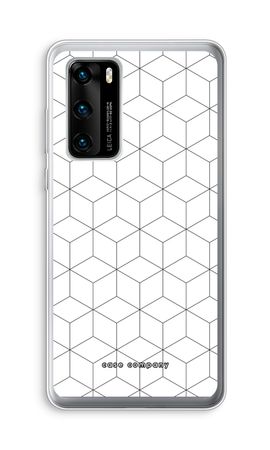 Cubes black and white