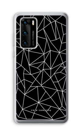 Geometric lines white