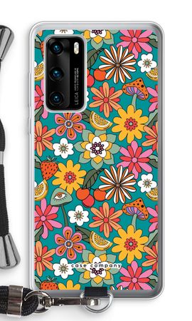 Retro Flowers N°2 - Blue