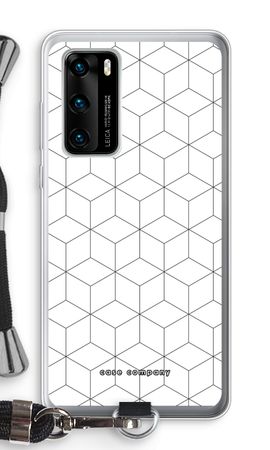 Cubes black and white