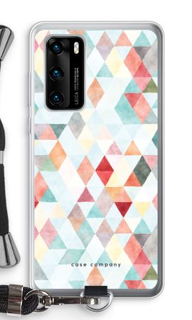 Coloured triangles pastel