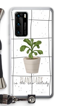 Houseplant on windowpane