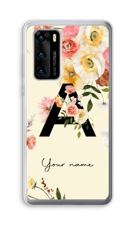 Flirty Flowers Monogram