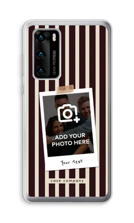 Polaroid - Retro, Huawei P40 weiche Hülle