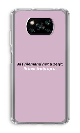 Ik ben trots op u
