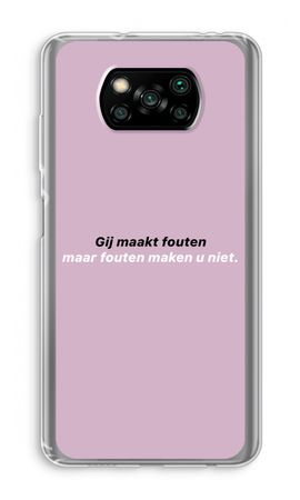 Fouten maken u niet