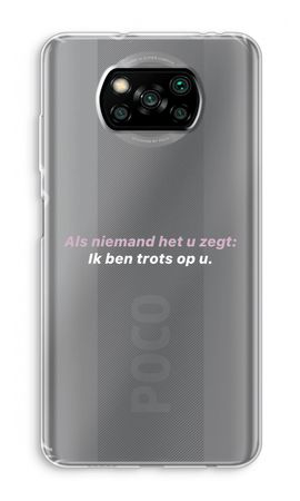 Ik ben trots op u