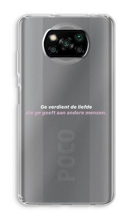 Ge verdient de liefde