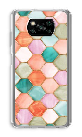 Hexagons in stained glass