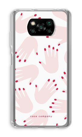 Hands pink