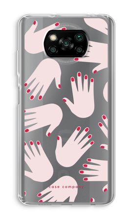 Hands pink
