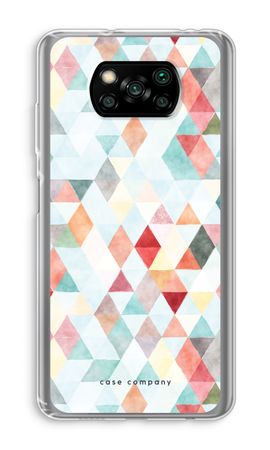 Coloured triangles pastel