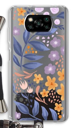 Flowers with blue leaves