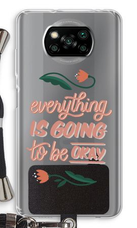 Optimistic flower girl