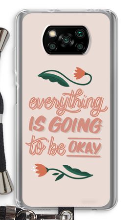 Optimistic flower girl