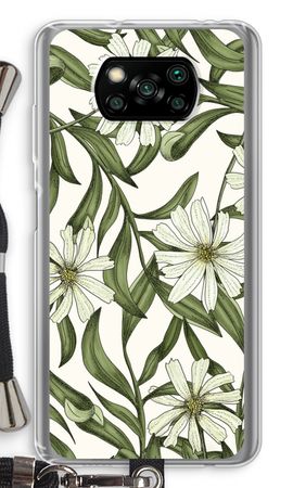 White flower pattern