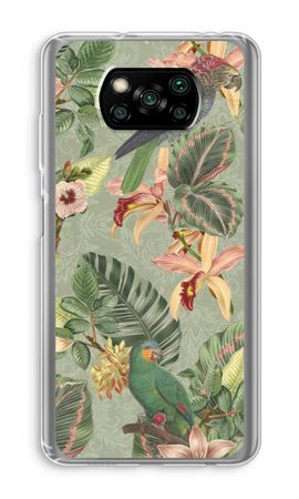 Tropical jungle parrot