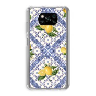 Blue tiles and lemons