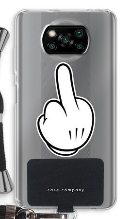 Middle finger white