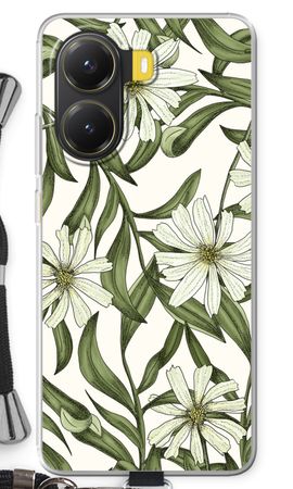 White flower pattern