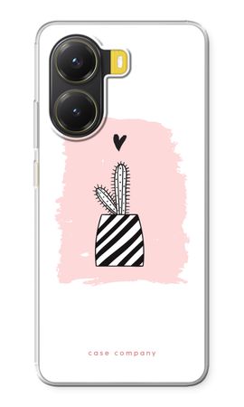 Black and white cactus