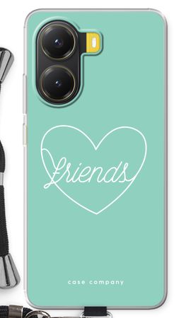 Friends heart pastel