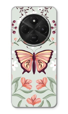 Butterfly in a floral world