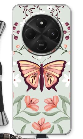 Butterfly in a floral world