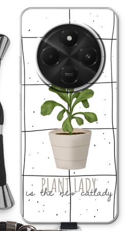 Houseplant on windowpane