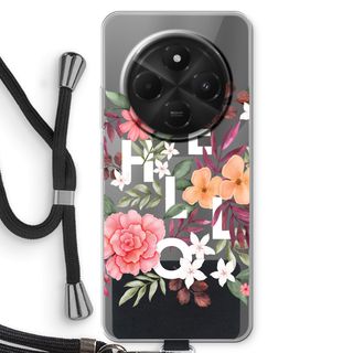 Hello in flowers