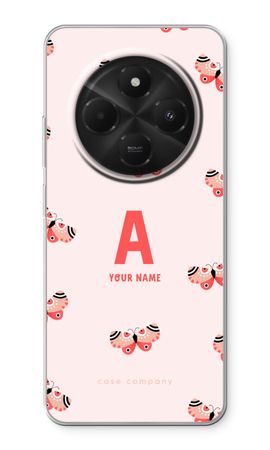 Rosy Butterflies Monogram