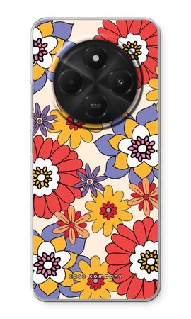 Retro Flowers - Yellow