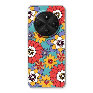 Retro Flowers - Blue