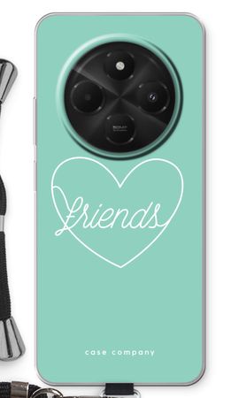 Friends heart pastel