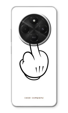 Middle finger white