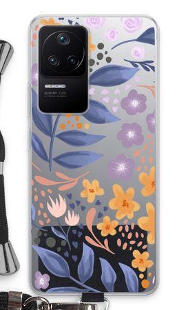 Flowers with blue leaves