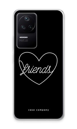 Friends heart black