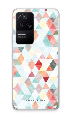 Coloured triangles pastel