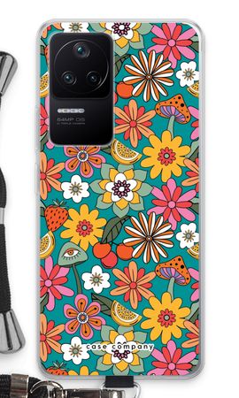 Retro Flowers N°2 - Blue