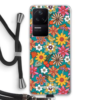 Retro Flowers N°2 - Blue