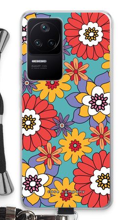 Retro Flowers - Blue